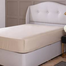 Silentnight Pure Cotton Bed Sheet Beige (190x90cm)