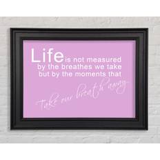 Happy Larry Single Picture Pink Framed Art 59.7x42cm