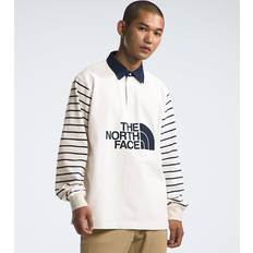 The North Face Polo Shirts The North Face Men's Tnf Easy Rugby Shirt White Dune Window Blind Stripe