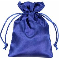 Shingyo Gift Bags Satin Drawstring Blue 10x15cm 100-pack