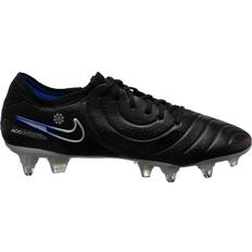 Soft Ground (SG) Football Shoes Nike Tiempo Legend 10 Elite Soft Ground M - Black/Hyper Royal/Chrome