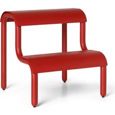 Ferm Living Up Step Poppy Red Seating Stool 36.2cm