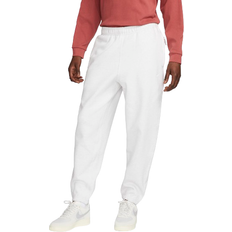 Nike Men's Solo Swoosh Fleece Trousers - Birch Heather/White