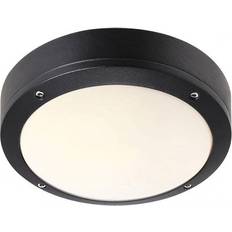 Nordlux Desi Black Ceiling Flush Light 22cm