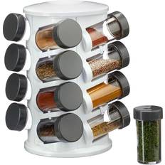 Relaxdays Rotatable 16-Jar Spice Rack