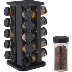 Relaxdays Spice Carousel with 20 Jars