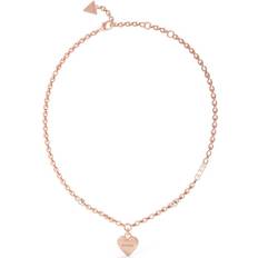 Guess Necklaces Guess Ladies Falling in Love Necklace UBN02230RG