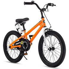 RoyalBaby Kids Bike Boys Girls Freestyle BMX Bicycle With Kickstand Gifts Children Bikes 18 Orange