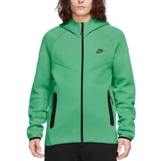 Tops Nike Sportswear Men's Tech Fleece Windrunner Zip Up Hoodie - Spring Green/Black