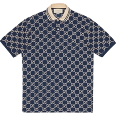 Gucci Polo Shirts Gucci GG Stretch Polo Shirts - Dark Blue