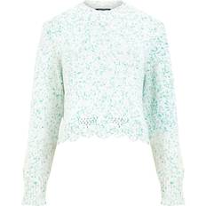 French Connection Women's NEVANNA HEM DETAIL SWEATER Green