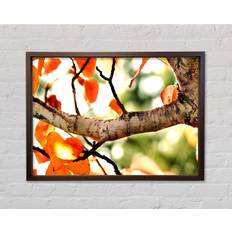 Marlow Home Co. Fall Tree Walnut Framed Art 141.4x100cm
