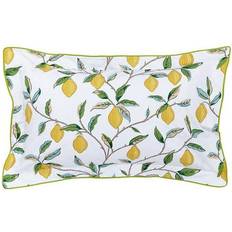 Percale Pillow Cases Morris & Co Lemon Tree Oxford Pillow Case Yellow, Green (74x48cm)