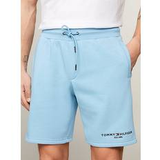 Tommy Hilfiger Men Shorts Tommy Hilfiger Logo Fleece Shorts Blue Mens
