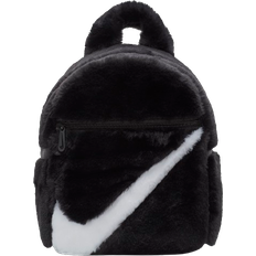 Nike School Bags Nike Sportswear Futura 365 Mini Faux Fur Backpack - Black/White