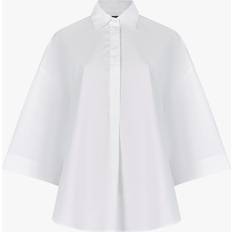 French Connection Women Blouses French Connection Rhodes Poplin Popover Shirt White