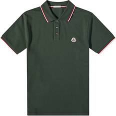 Moncler T-shirts & Tank Tops Moncler Green Patch Polo 876 GREEN
