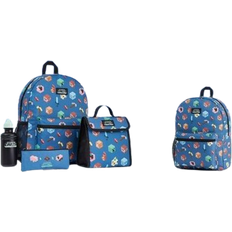 Blue School Bags Minecraft School Bag Set - Blue