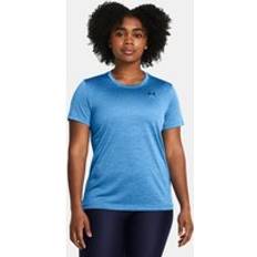 Under Armour Sportswear Garment - Women T-shirts Under Armour Women's Tech Twist Short Sleeve Viral Blue Black
