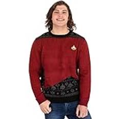 Numskull Unisex Star Trek The Halls Offizieller Strickpullover, Größe – Hässliche Neuheit Weihnachtspullover Geschenk