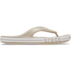 Laced Flip-Flops Crocs Unisex Bayaband Flips Cobblestone W10/M9
