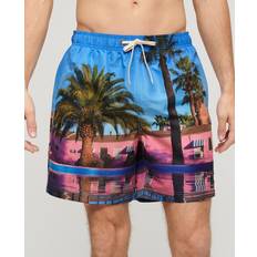 Superdry Swimwear Superdry Men's Photographic 17-inch Recycled Swim Shorts Blue