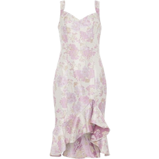 Coast Jacquard Pencil Dress - Lilac