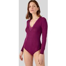 Purple Shapewear & Under Garments Damart Thermal Warmth Bodysuit Purple