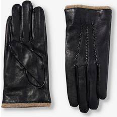Dents Womens Black Lorraine Leather Gloves