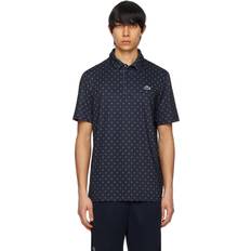 Lacoste Sportswear Garment Polo Shirts Lacoste Navy Golf Printed Polo NAVY BLUE/WHITE