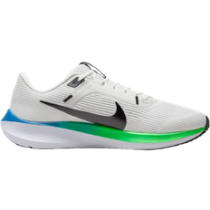 Men - White Sport Shoes Nike Pegasus 40 M - Platinum Tint/White/Green Strike/Black