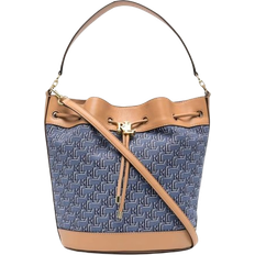 Polyester Bucket Bags Ralph Lauren Monogram Large Andie Drawstring Bag - Blue