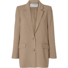 Selected Rita Relaxed Fit Blazer - Camel