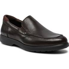 Geox Men Low Shoes Geox U SPHERICA EC11 Wide Loafer, Coffee