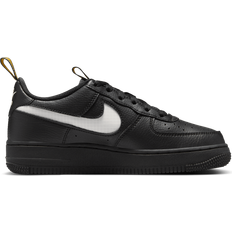 Nike Black Sport Shoes Nike Air Force 1 LV8 GS - Black/University Gold/White