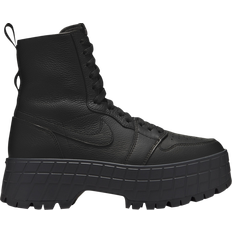 Women Boots Nike Air Jordan 1 Brooklyn - Black/Flat Pewter