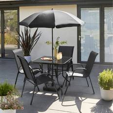 Patio Dining Sets Garden & Outdoor Furniture Dunelm 6-Piece Patio Dining Set, 1 Table incl. 4 Chairs