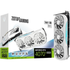 GeForce RTX 4070 Ti Super Graphics Cards Zotac Nvidia RTX 4070 Ti SUPER Trinity OC White Edition HDMI 3xDP 16GB