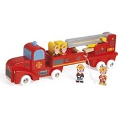 Janod Toy Cars Janod Story Giant Firefighters Truck