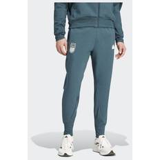 Turquoise Trousers & Shorts adidas Italy Travel Byxor Arctic Night