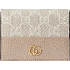 Beige Wallets & Key Holders Gucci GG Marmont Card Case Wallet - Oatmeal