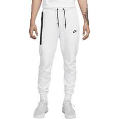 White Trousers & Shorts Nike Sportswear Tech Fleece Joggers Men - Birch Heather/Black