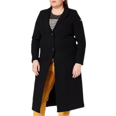 Superdry Women - XL Coats Superdry Women's Studios Quilt Wool Crombie Jacket - Black