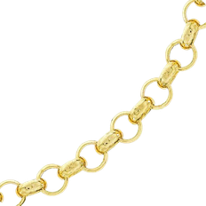 Brass Jewellery T H Baker Round Belcher Chain - Gold
