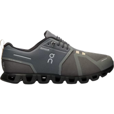 On Black - Men Running Shoes On Cloud 5 Waterproof M - Asphalt/Magnet