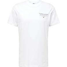 Tommy Jeans Essential Slim Fit Logo Graphic T-Shirt WHITE