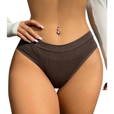 Shein Striped Knitted Seamless Panty