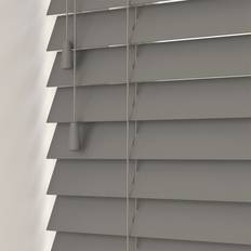 Grey Blinds New Edge Blinds Smooth Finish Venetian 130cm Drop