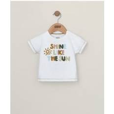 Mamas & Papas Shine Like The Sun T-Shirt WHITE 9-12 Months