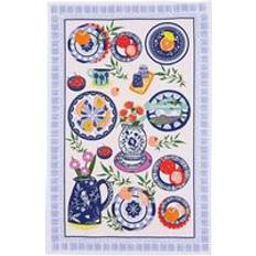 Cotton Kitchen Towels Ulster Weavers 'Mediterranean Plates' Graphic Print Cotton Tea Kitchen Towel Multicolour
